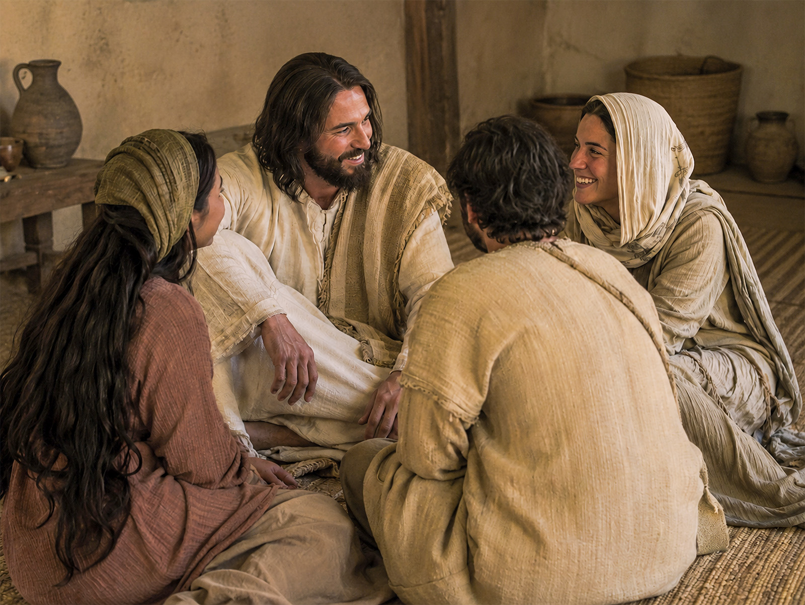 Jesus Christ with Friends