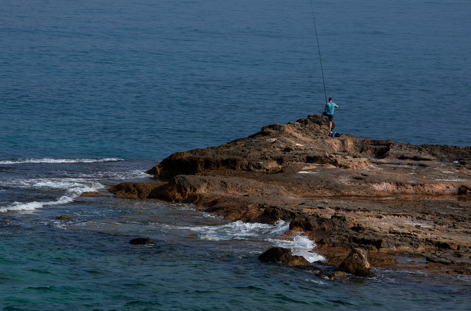 Fisherman at Achziv