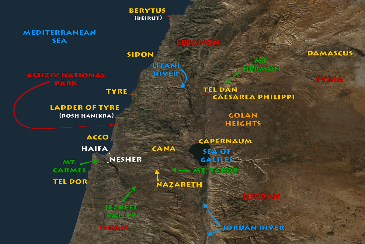 Satellite Map - Beth Alpha