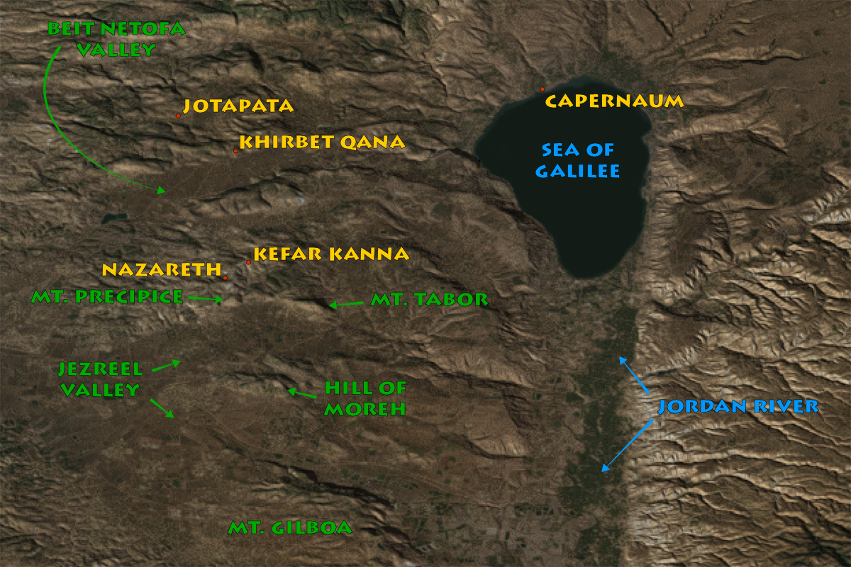 Ein Harod Map