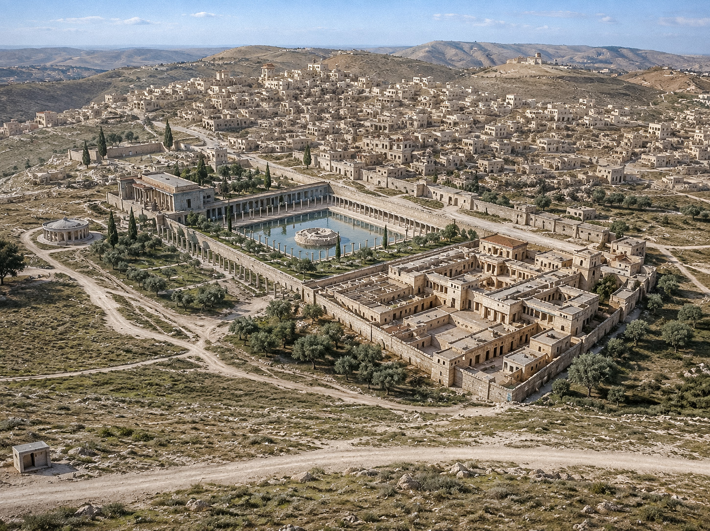Lower Herodium model