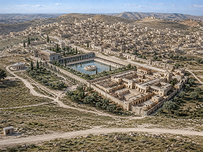 Lower Herodium model